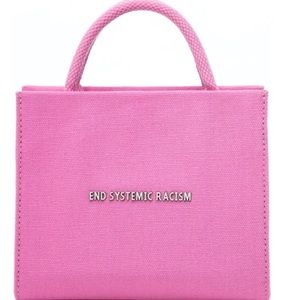 Brandon Blackwood ESR Tote Aqua Pink